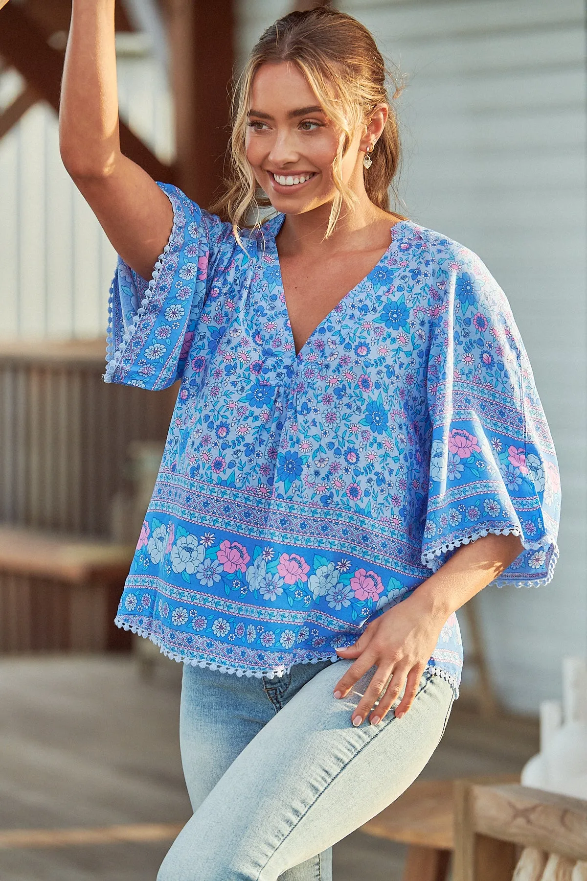 Kai Print Gabriella Top sold by Lilac and Mila product image thumbnail 5