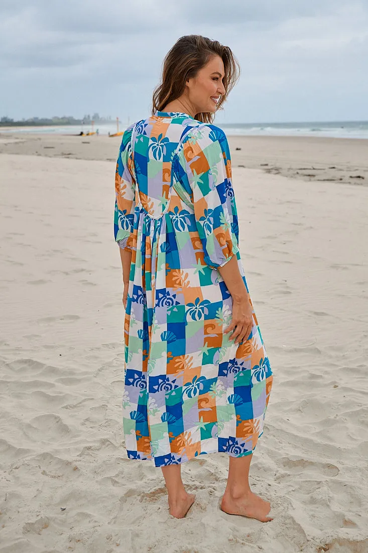 Tides Print Boheme Midi sold by Lilac and Mila product image thumbnail 3