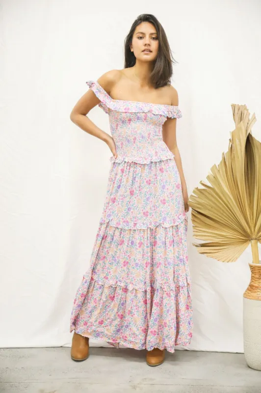 Winnie Print Maxi Dress sold by Lilac and Mila