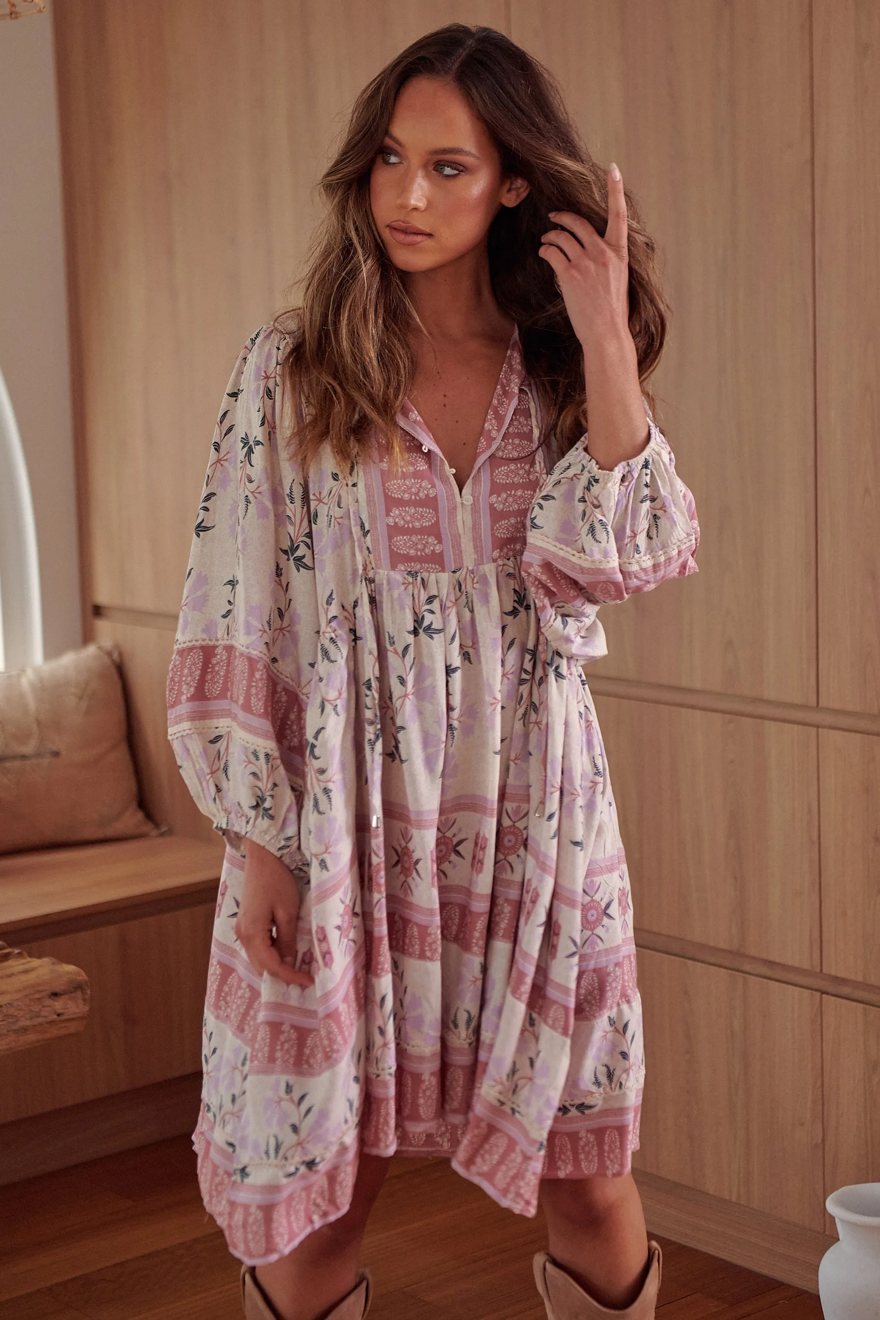 Milly Print Adela Mini Dress sold by Lilac and Mila product image thumbnail 4