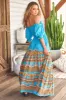 Dreams Print Claudette Maxi Dress sold by Lilac and Mila