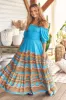 Dreams Print Claudette Maxi Dress sold by Lilac and Mila