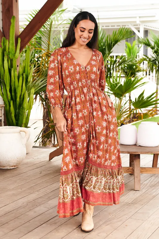 Suraya Print Zuri Maxi sold by Lilac and Mila