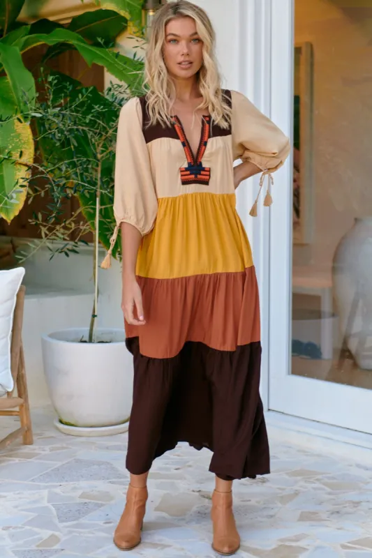 Tones Print Gia Maxi sold by Lilac and Mila