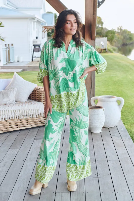 Palmetto Print Jax Pants sold by Lilac and Mila