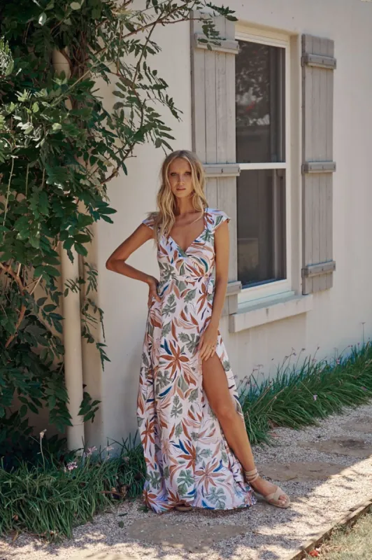 Pascale Print Remy Maxi Dress sold by Lilac and Mila