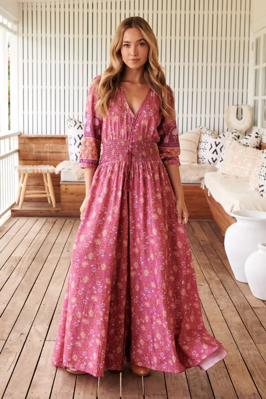 Rose Print Indiana Maxi sold by Lilac and Mila