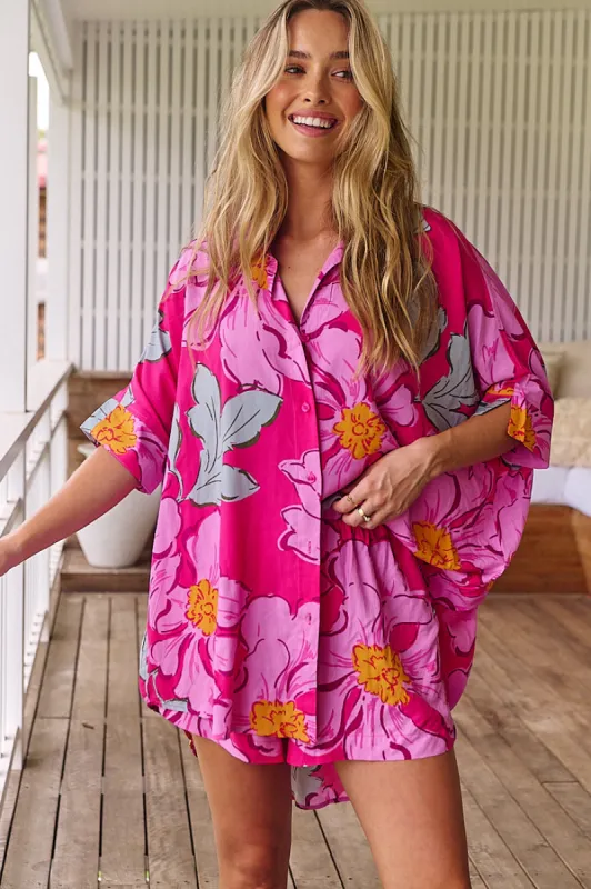 Rosebud Print River Shirt sold by Lilac and Mila