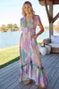 Lavender Haze Print Tabitha Maxi Dress sold by Lilac and Mila