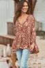 Corella Print Chloe Top sold by Lilac and Mila