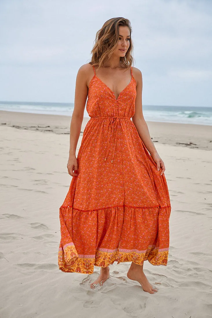 Summer Solstice Print Avila Dress sold by Lilac and Mila product image thumbnail 2