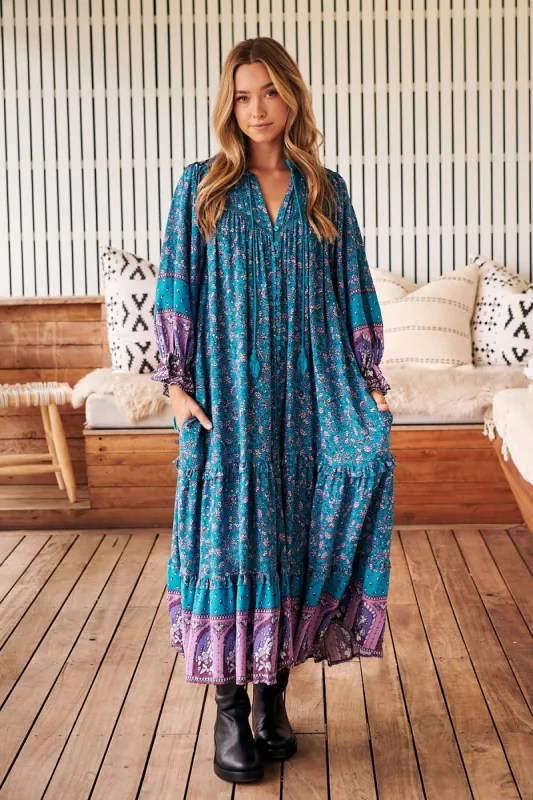Lottie Print Briana Dress sold by Lilac and Mila