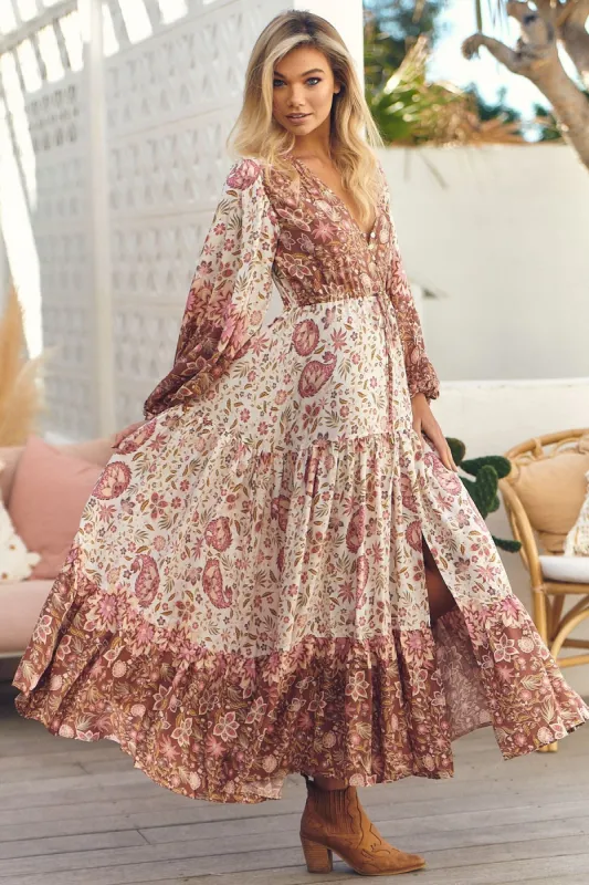 Flower Fields Print Teresa Maxi made by Lilac and Mila