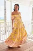 Sol Print Claudette Maxi Dress sold by Lilac and Mila