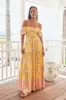 Sol Print Claudette Maxi Dress sold by Lilac and Mila