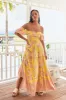 Sol Print Claudette Maxi Dress sold by Lilac and Mila