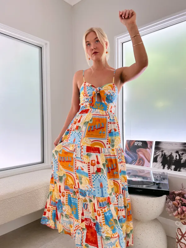 Sun Lounger Print Bambi Maxi sold by Lilac and Mila