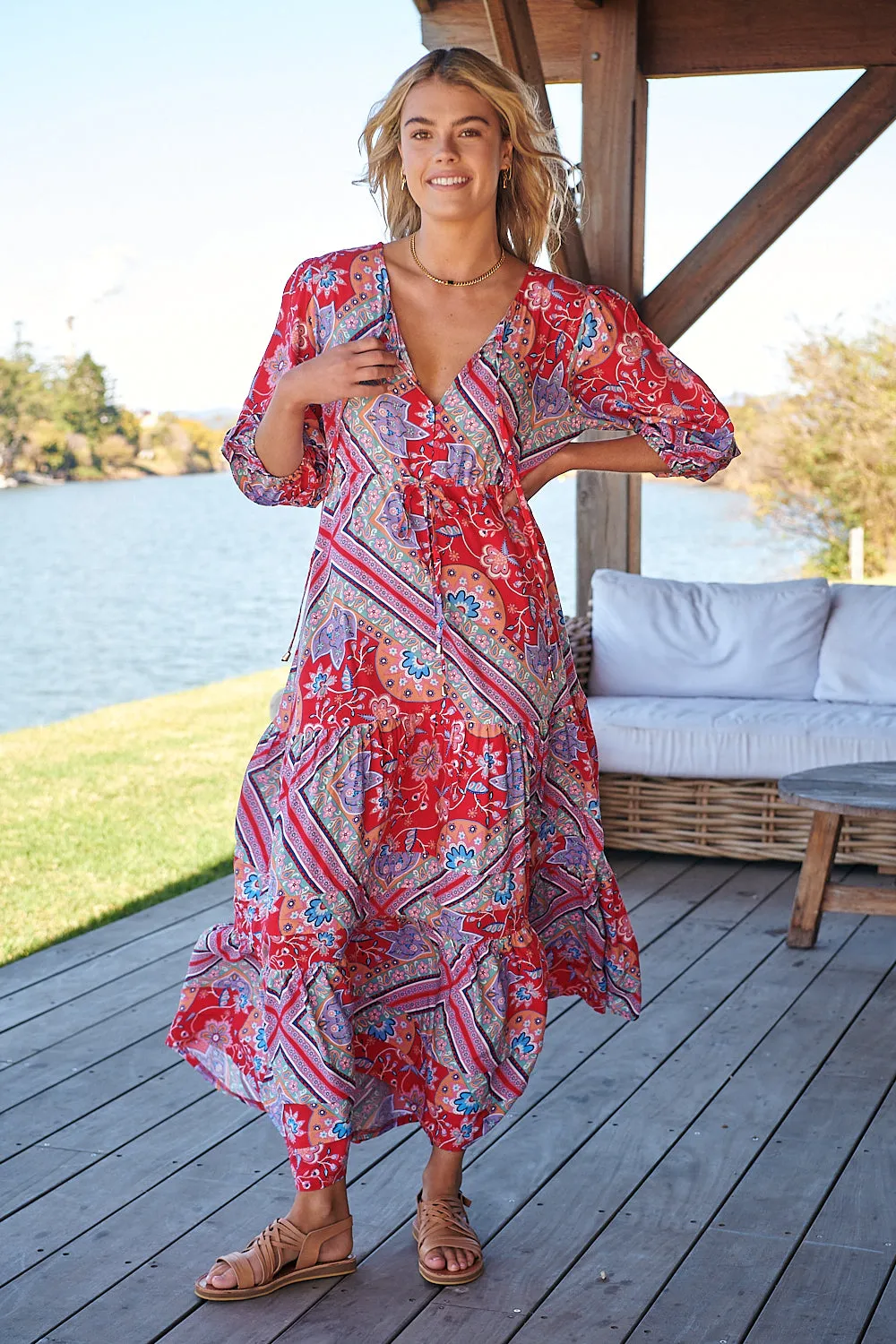 Rosalee Print Mariana Maxi sold by Lilac and Mila