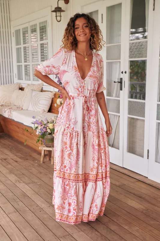 Balmy Nights Print Tessa Maxi sold by Lilac and Mila
