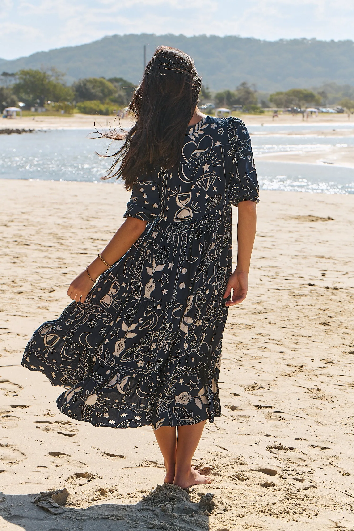 Elements Print Eve Midi sold by Lilac and Mila product image thumbnail 3