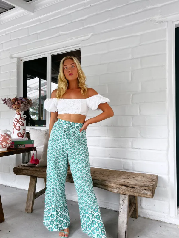 Watermelon Sugar Print Brookes Pant sold by Lilac and Mila
