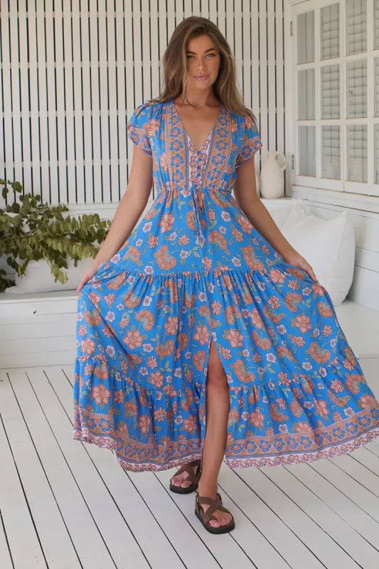 Sunseeker Print Melissa Maxi sold by Lilac and Mila