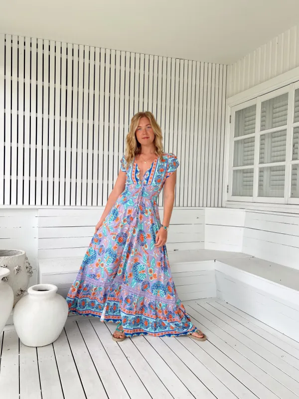 Daydreamer Print Romi Maxi Dress sold by Lilac and Mila