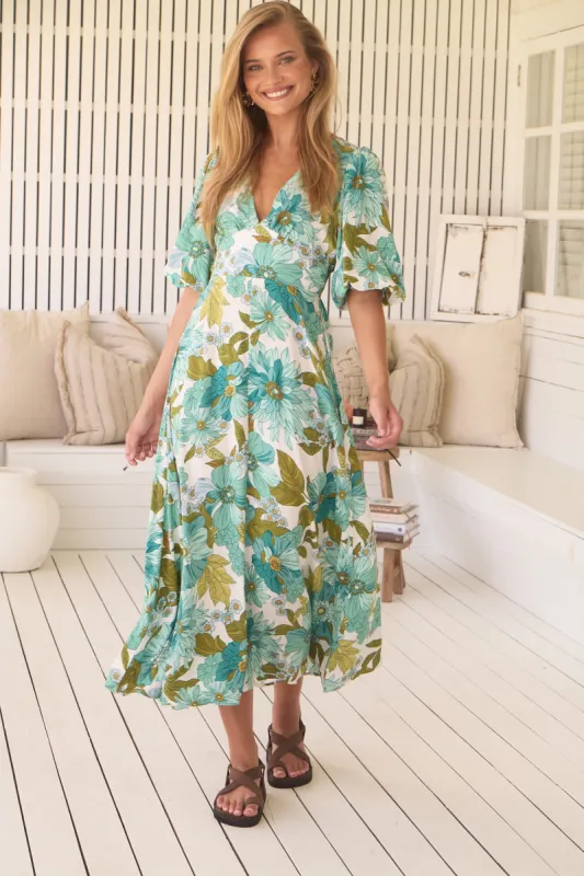 Amaya Print Daphne Maxi sold by Lilac and Mila