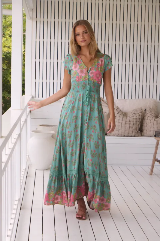 Meadowland Print Romi Maxi Dress sold by Lilac and Mila