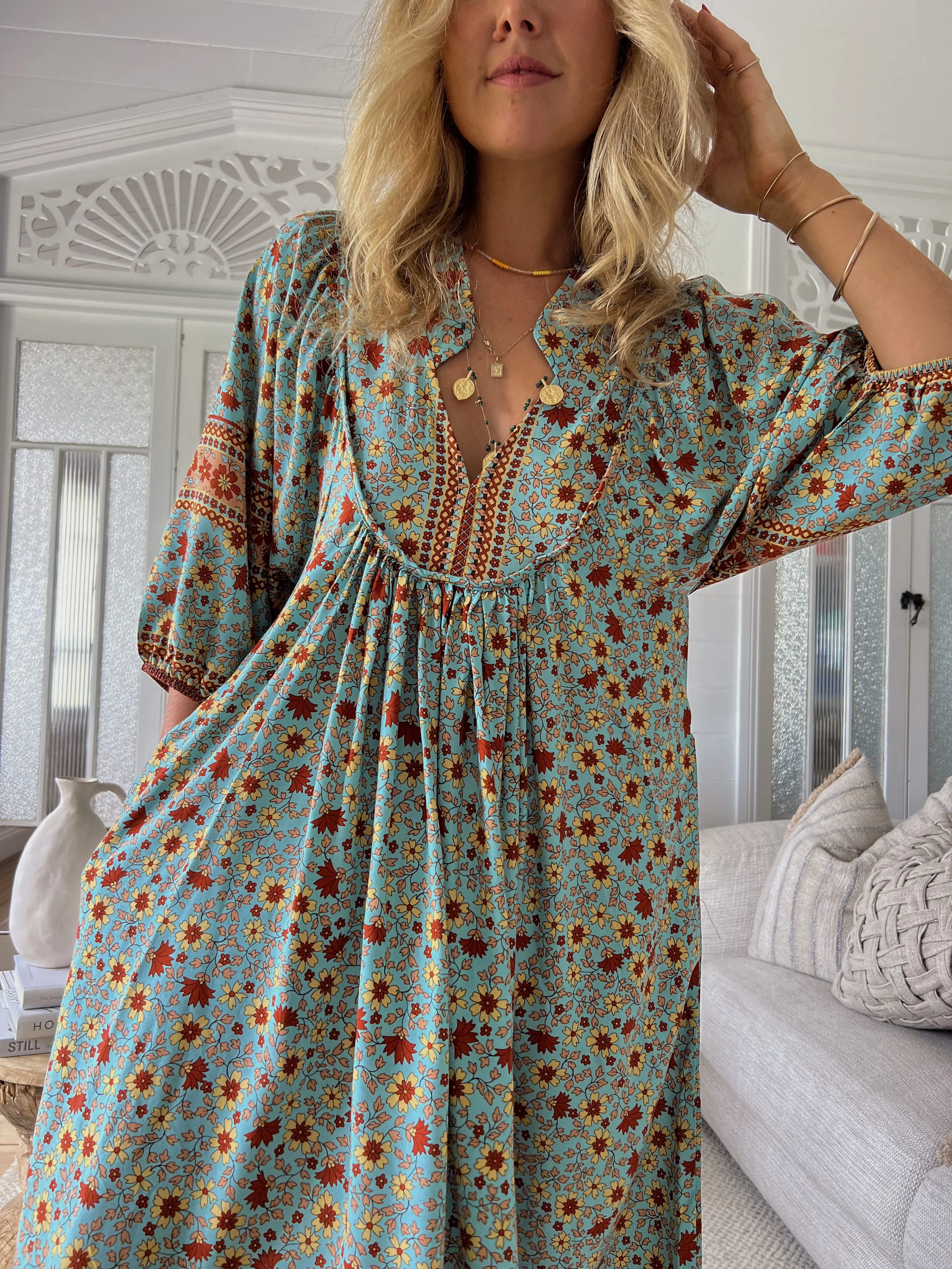 Synergy Print Boheme Midi sold by Lilac and Mila product image thumbnail 4