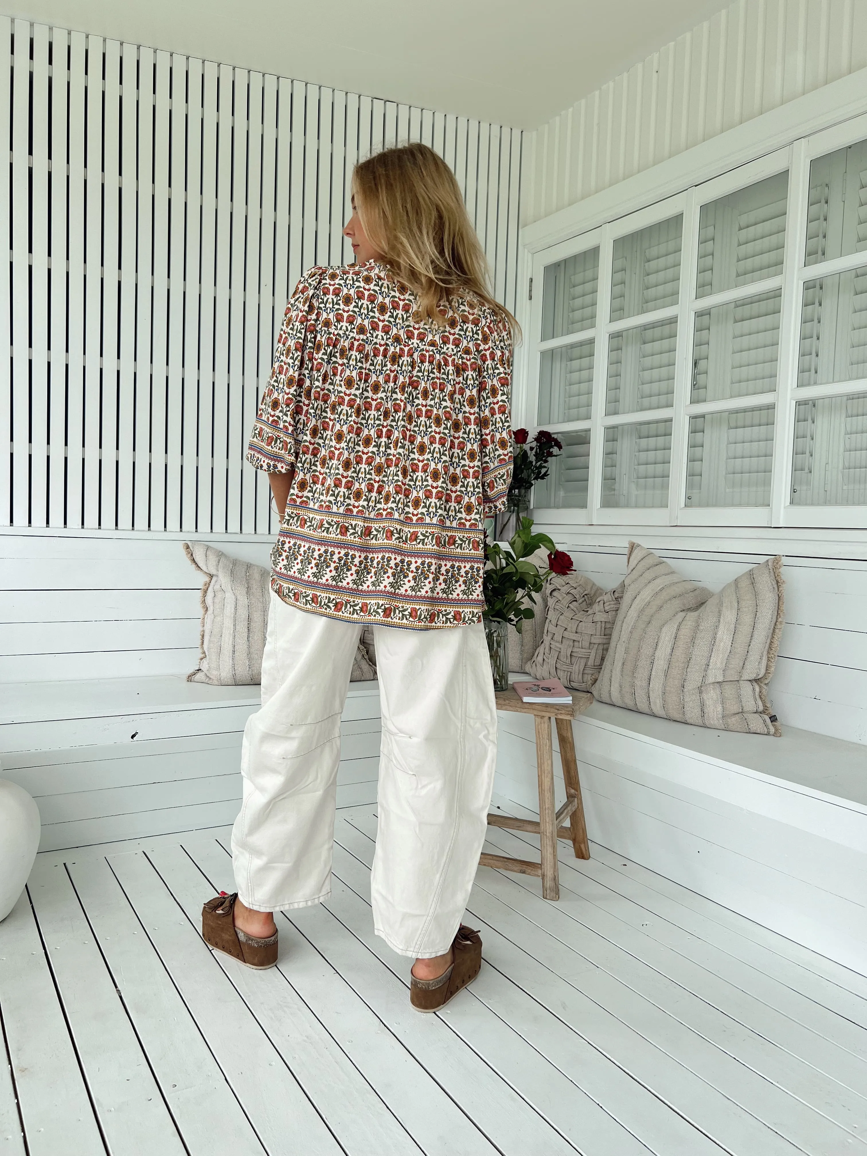 Harlowe Print Bee Blouse sold by Lilac and Mila product image thumbnail 3