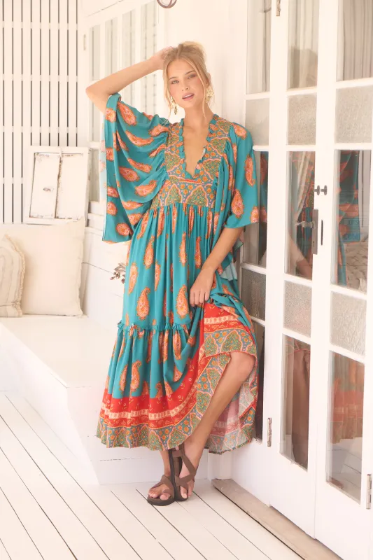 Melody Print Raya Maxi Dress sold by Lilac and Mila