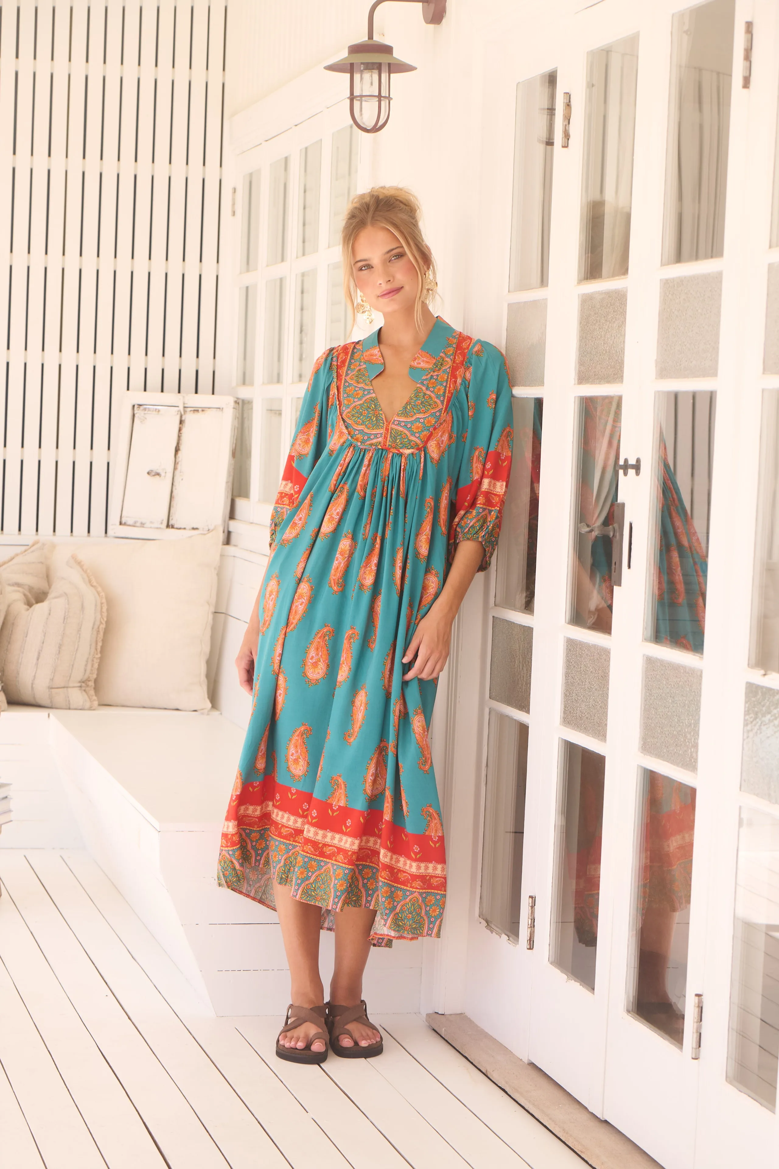 Melody Print Boheme Midi sold by Lilac and Mila product image thumbnail 3