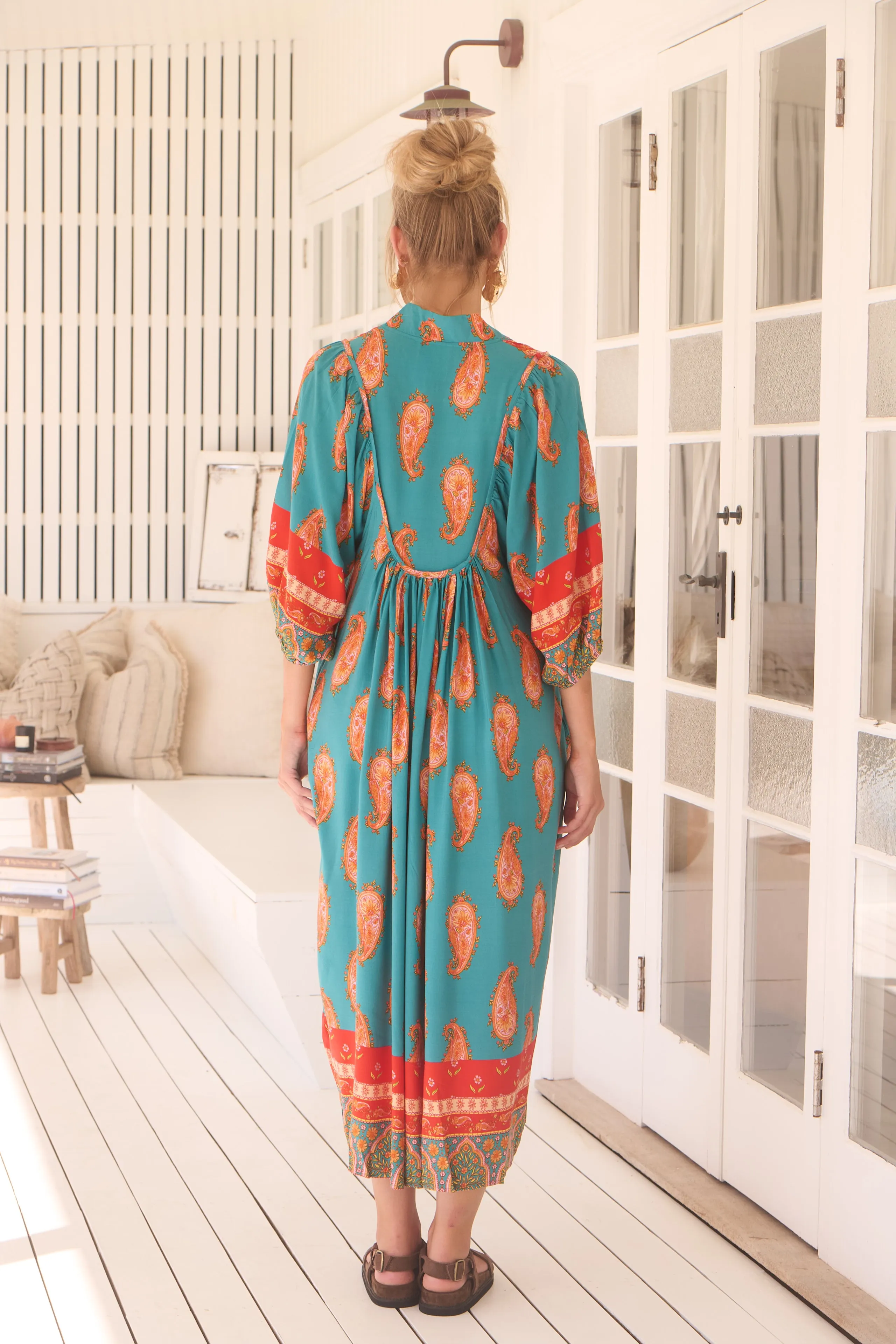 Melody Print Boheme Midi sold by Lilac and Mila product image thumbnail 5