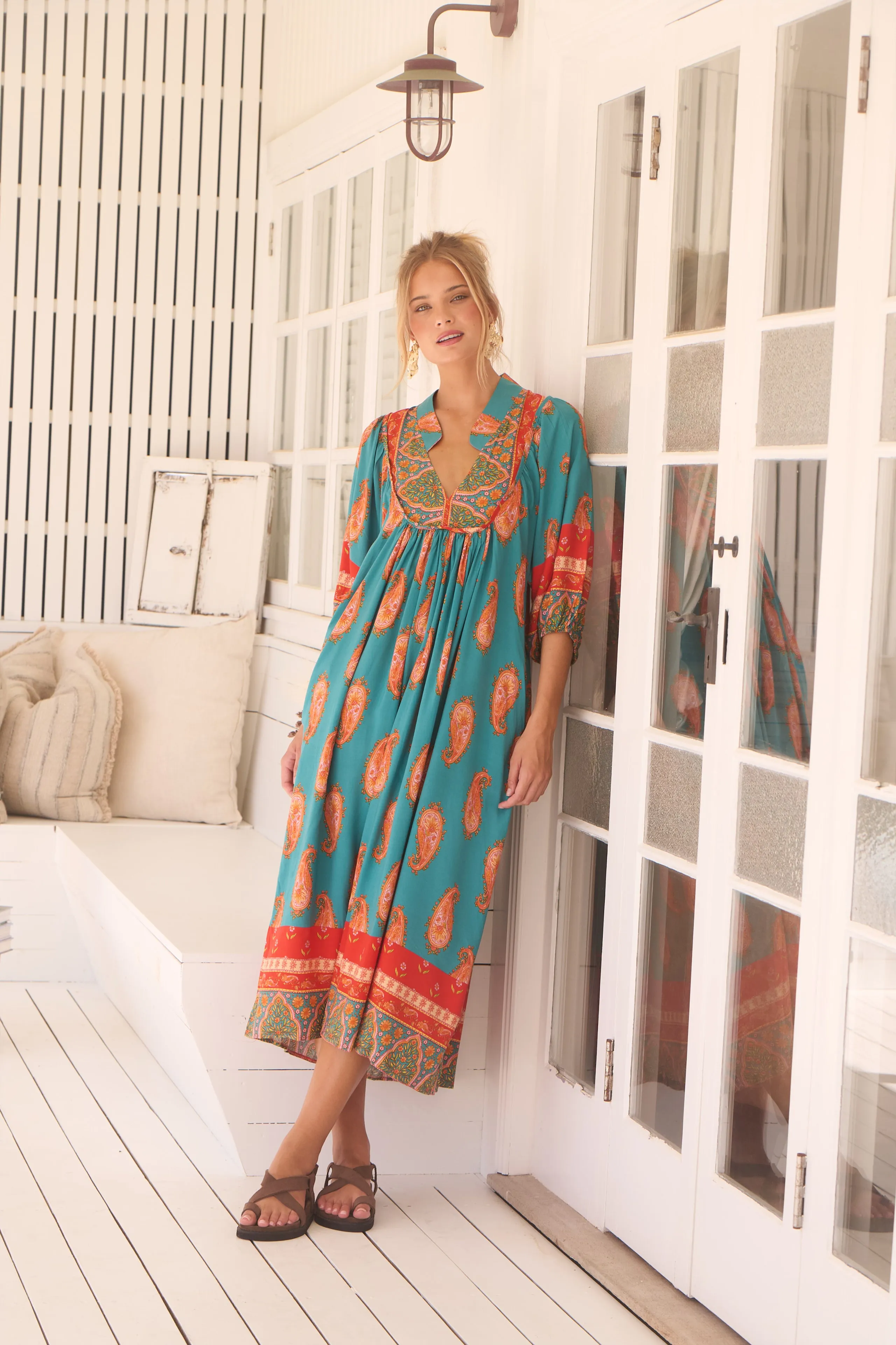 Melody Print Boheme Midi sold by Lilac and Mila product image thumbnail 2