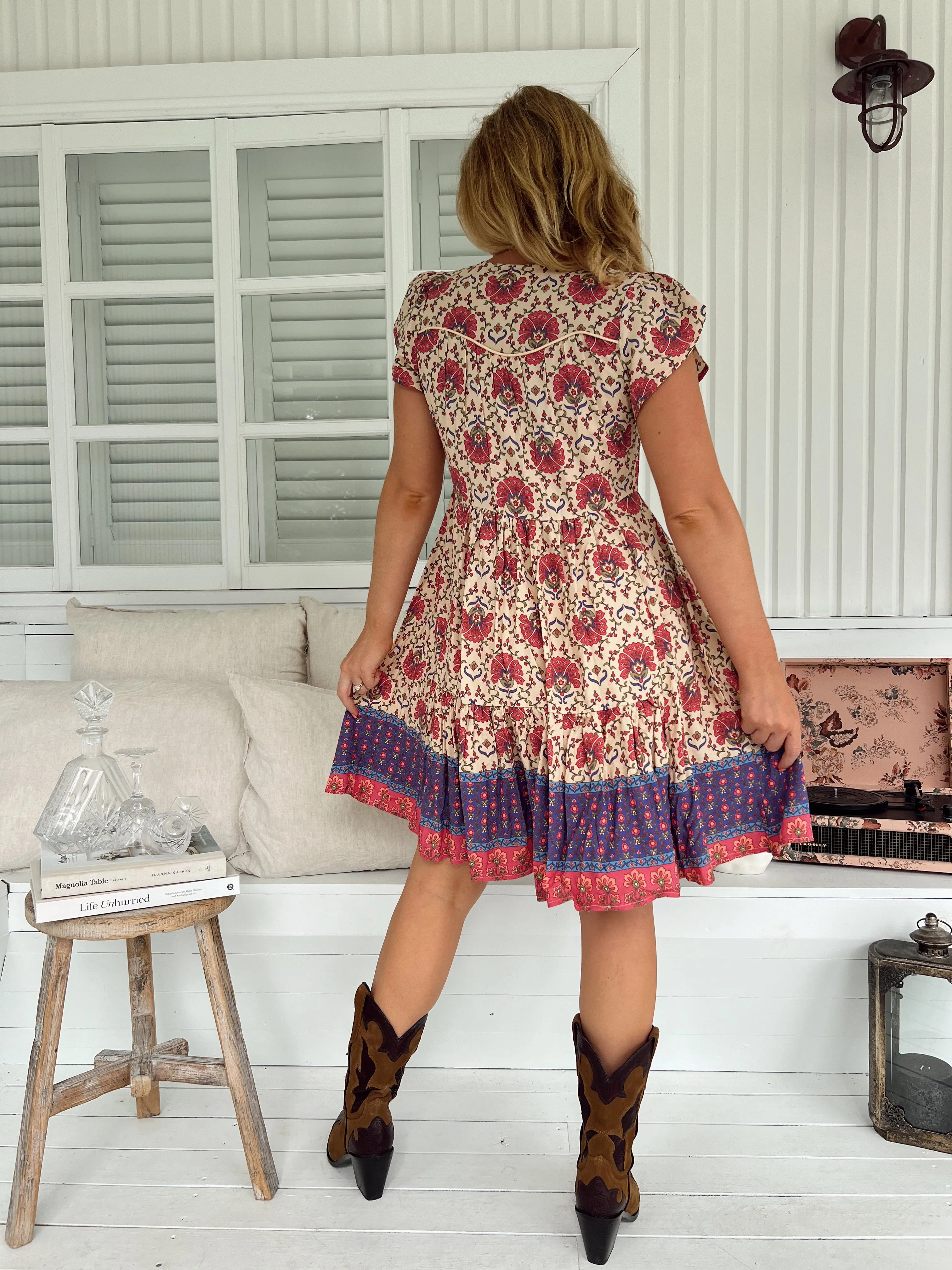Bohemia Print Tracey Dress sold by Lilac and Mila product image thumbnail 4