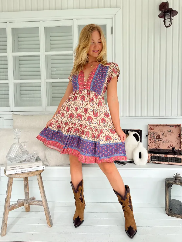 Bohemia Print Tracey Dress sold by Lilac and Mila