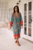 Melody Print Boheme Long Sleeve Midi sold by Lilac and Mila