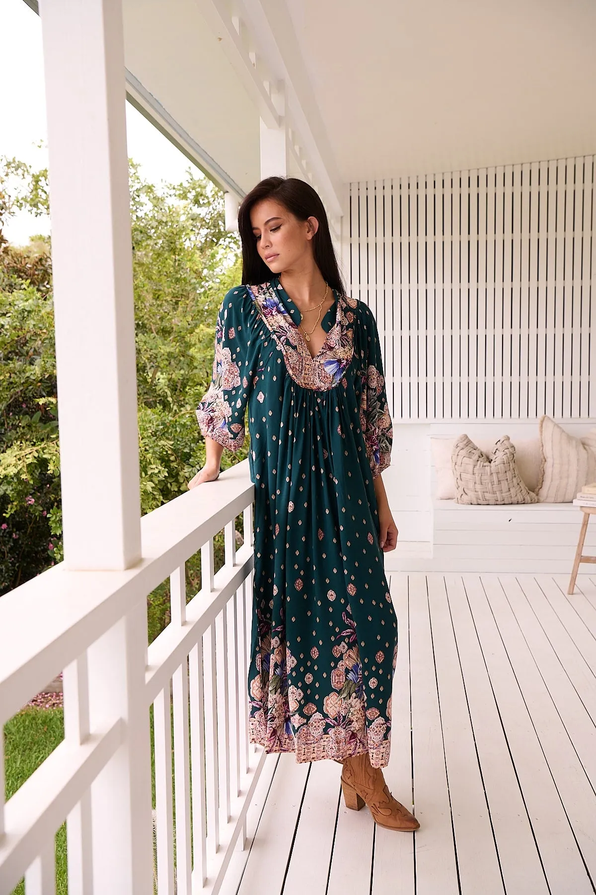 Estella Print Boheme Midi sold by Lilac and Mila product image thumbnail 3