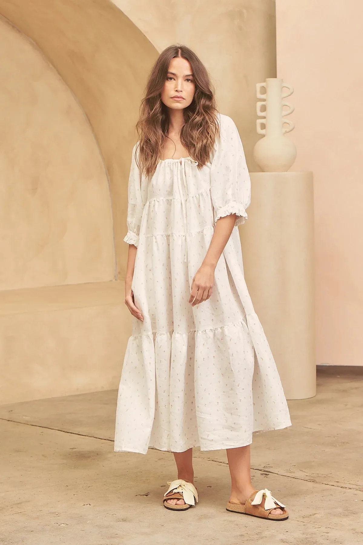 Mystic Moon Lottie Midi Dress sold by Lilac and Mila product image thumbnail 3