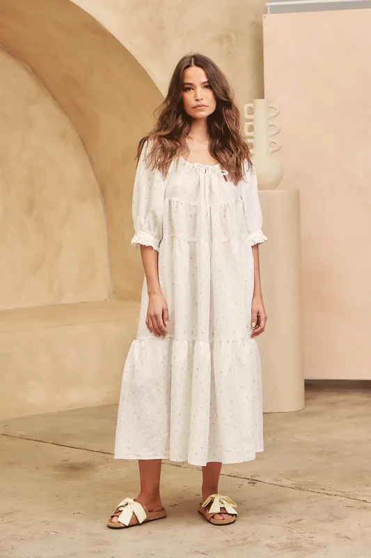 Mystic Moon Lottie Midi Dress sold by Lilac and Mila