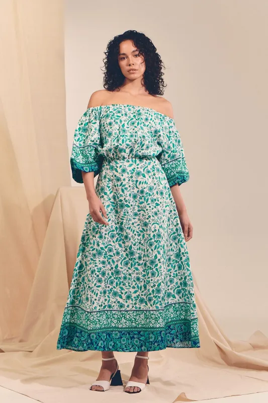 Valeria Hallie Maxi Dress sold by Lilac and Mila