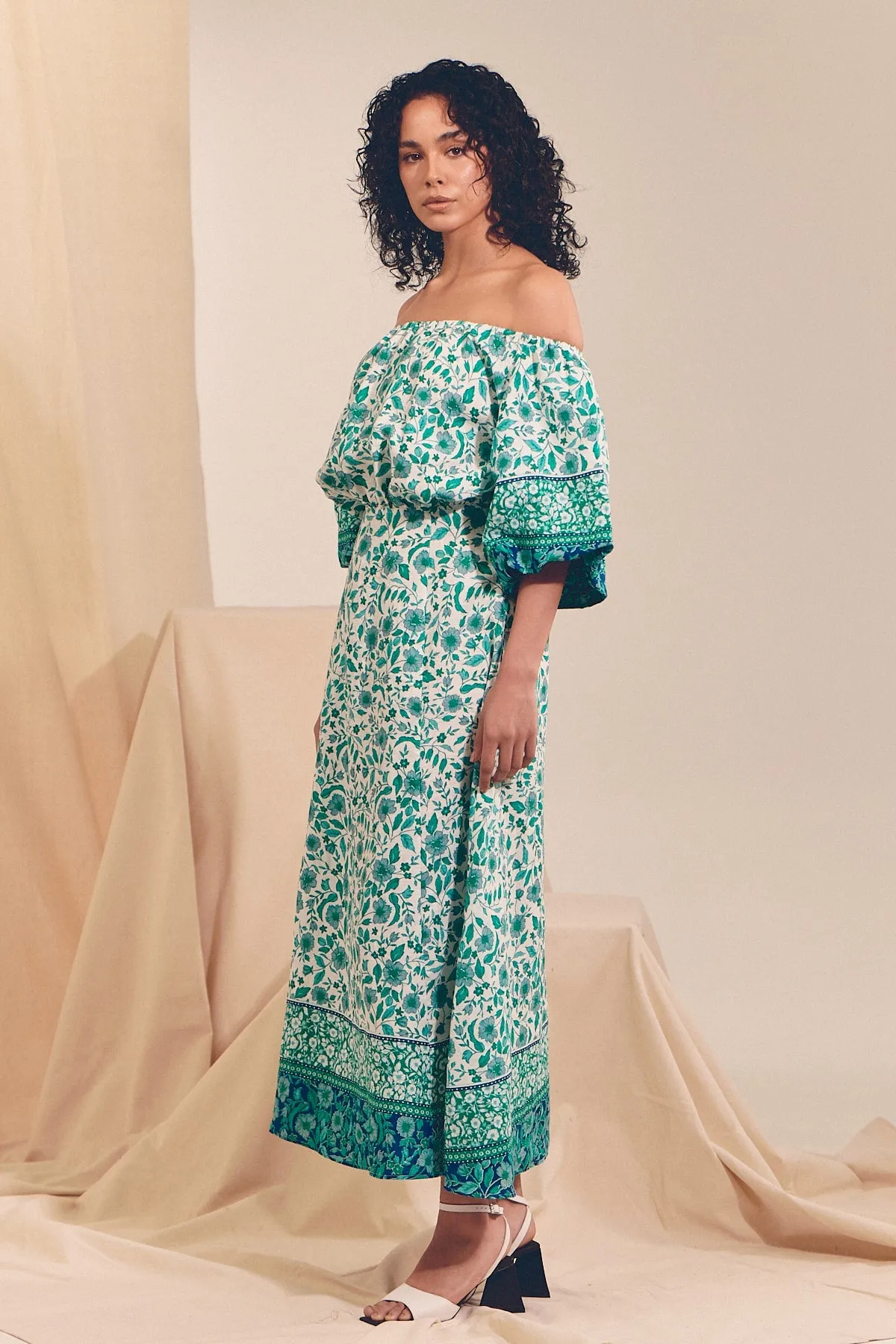 Isola Print Elodie Maxi Dress sold by Lilac and Mila product image thumbnail 4