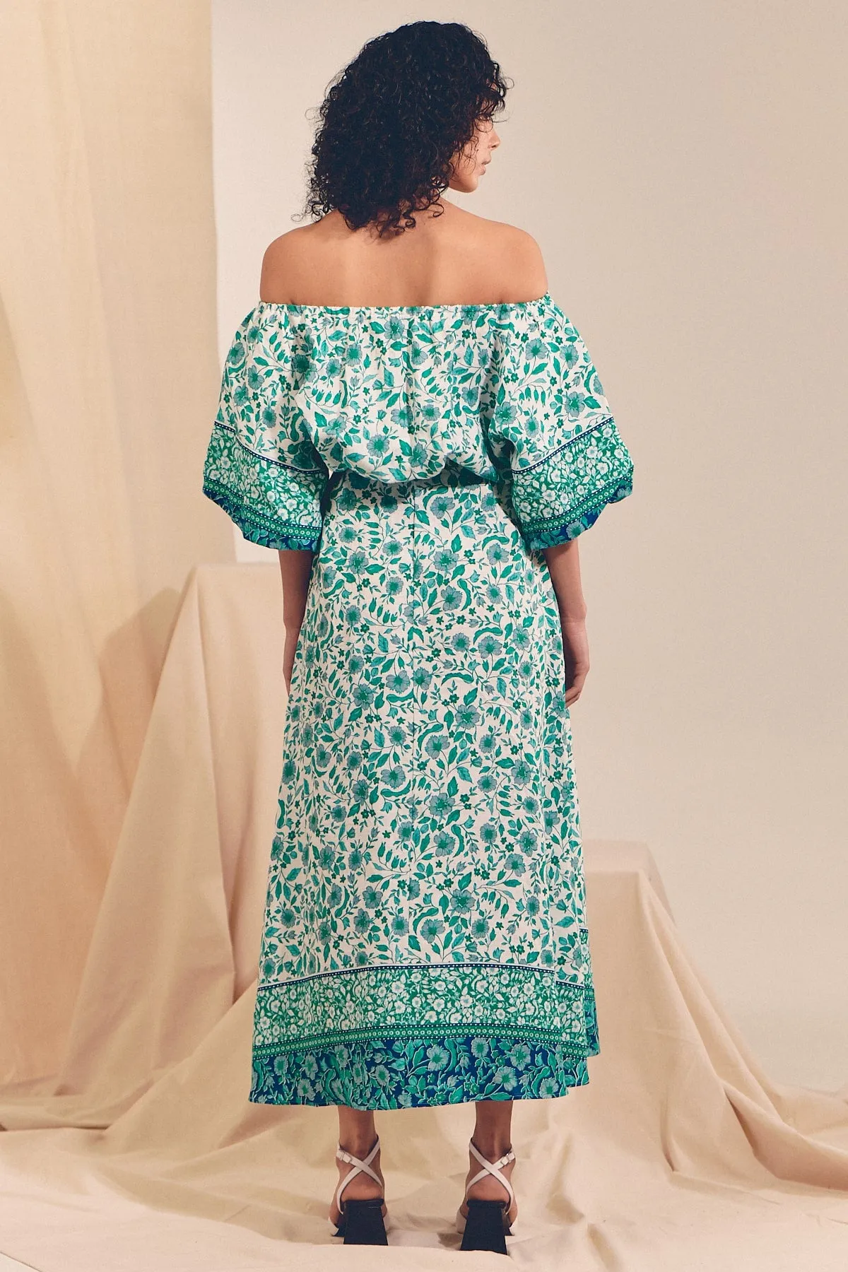 Isola Print Elodie Maxi Dress sold by Lilac and Mila product image thumbnail 5