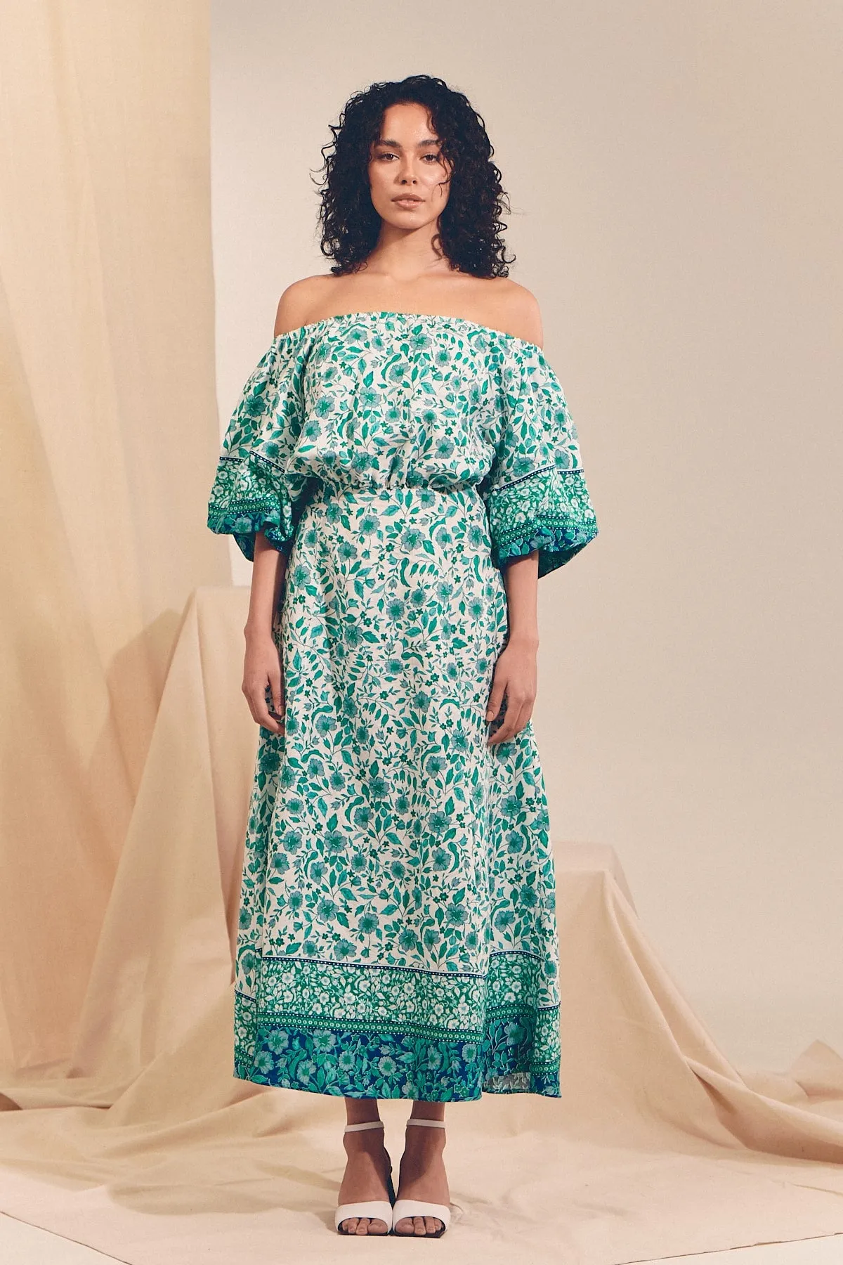 Isola Print Elodie Maxi Dress sold by Lilac and Mila product image thumbnail 2