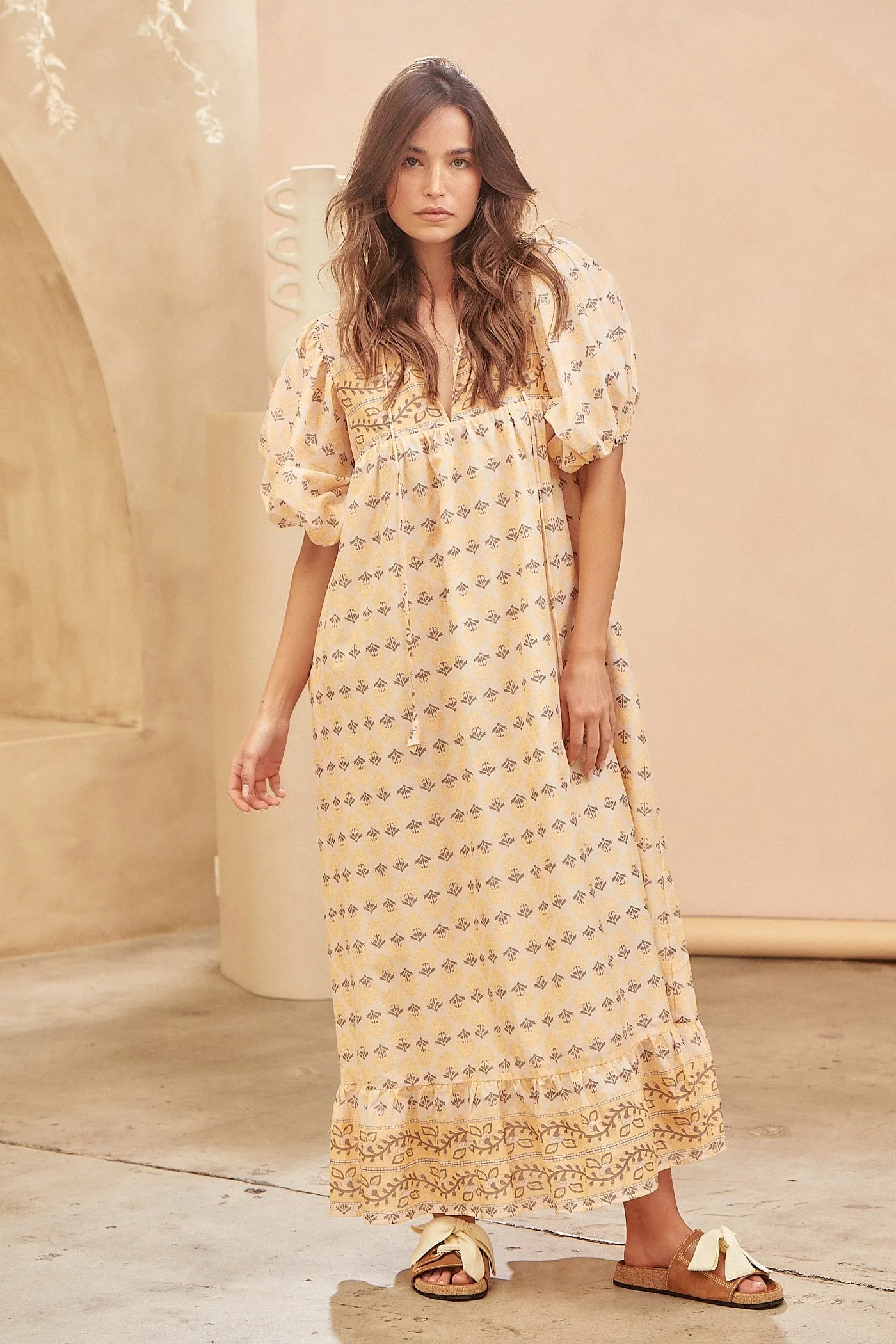 Camari Print Sorella Midi Dress sold by Lilac and Mila