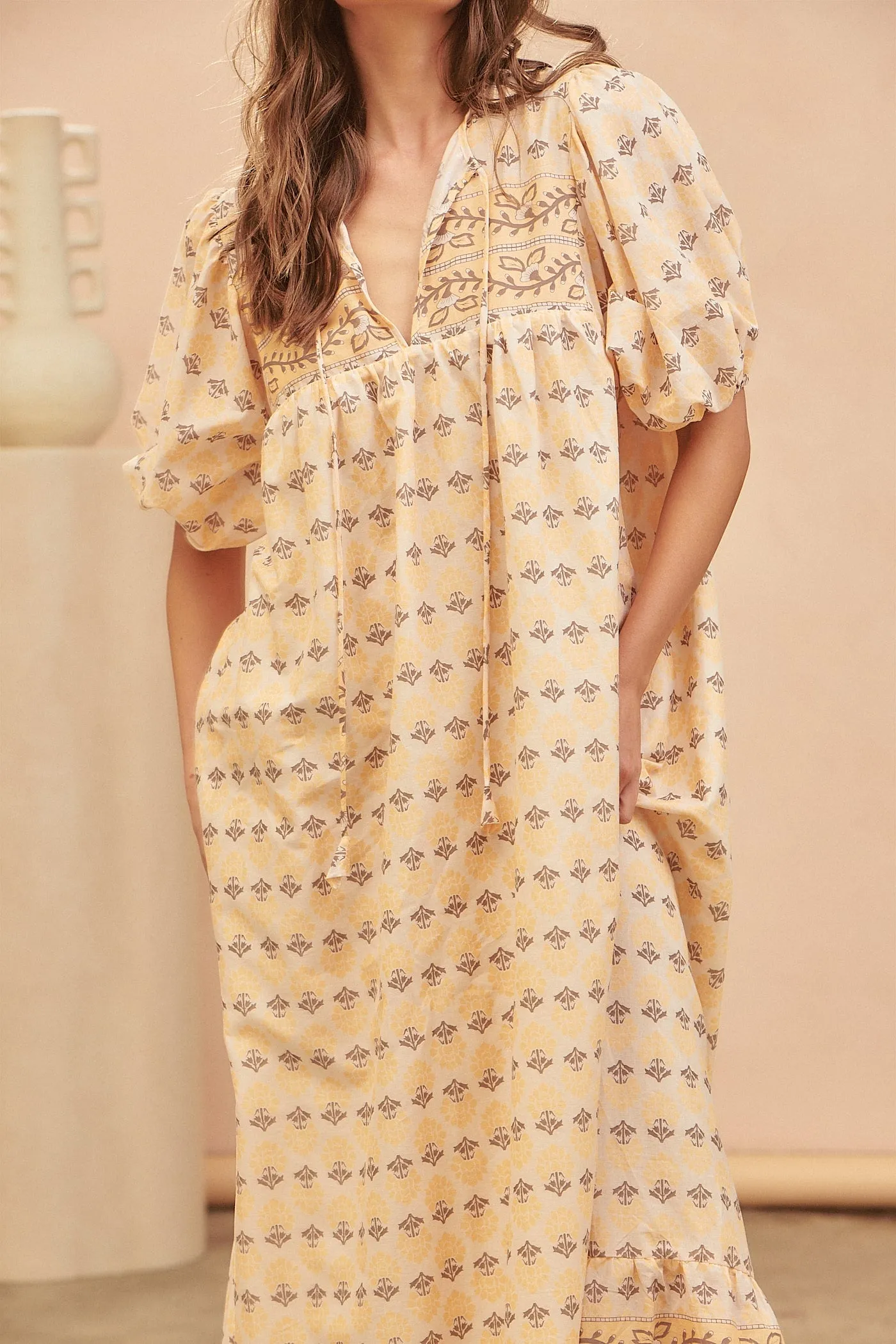 Camari Print Sorella Midi Dress sold by Lilac and Mila product image thumbnail 5