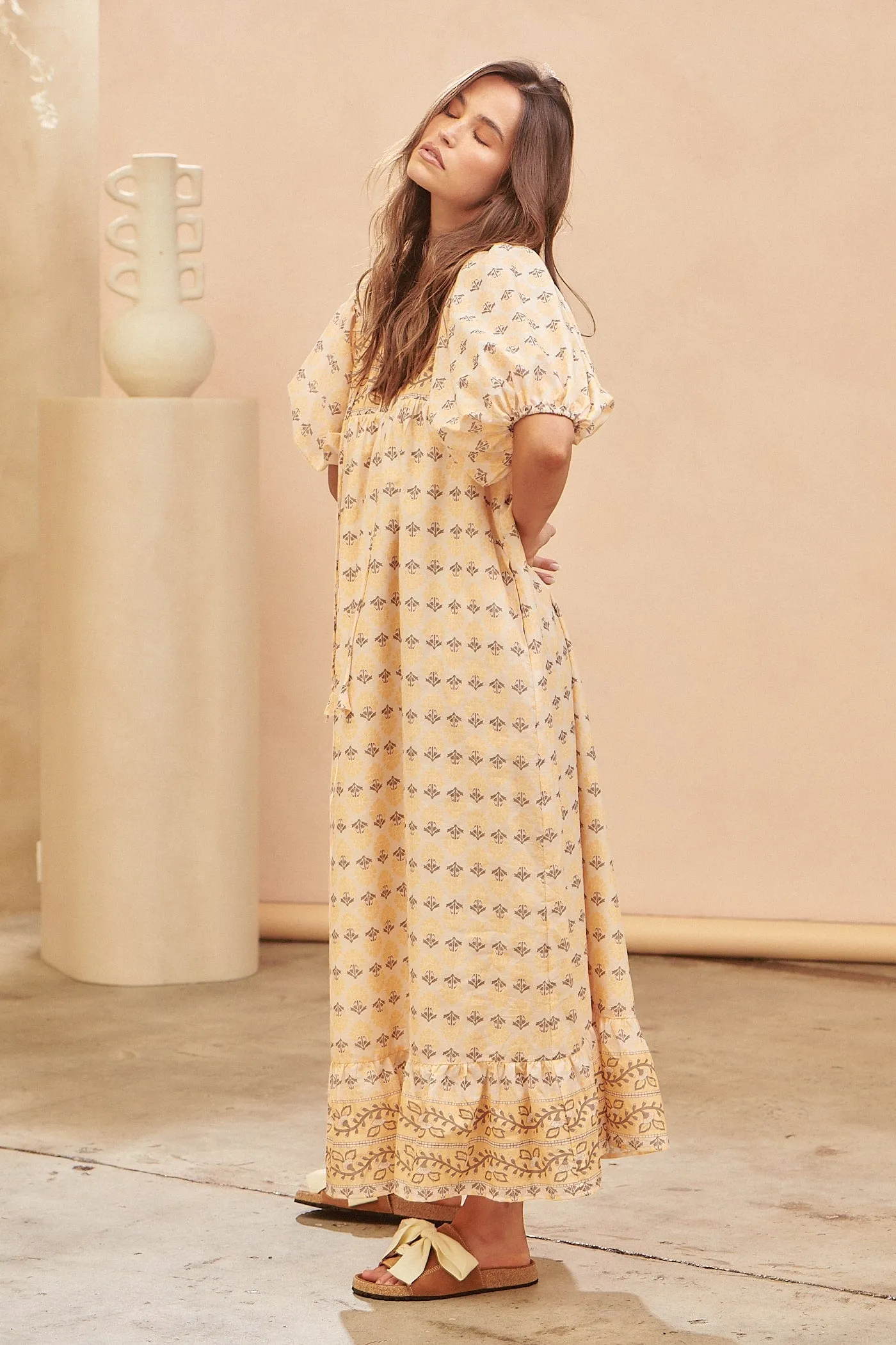 Camari Print Sorella Midi Dress sold by Lilac and Mila product image thumbnail 3