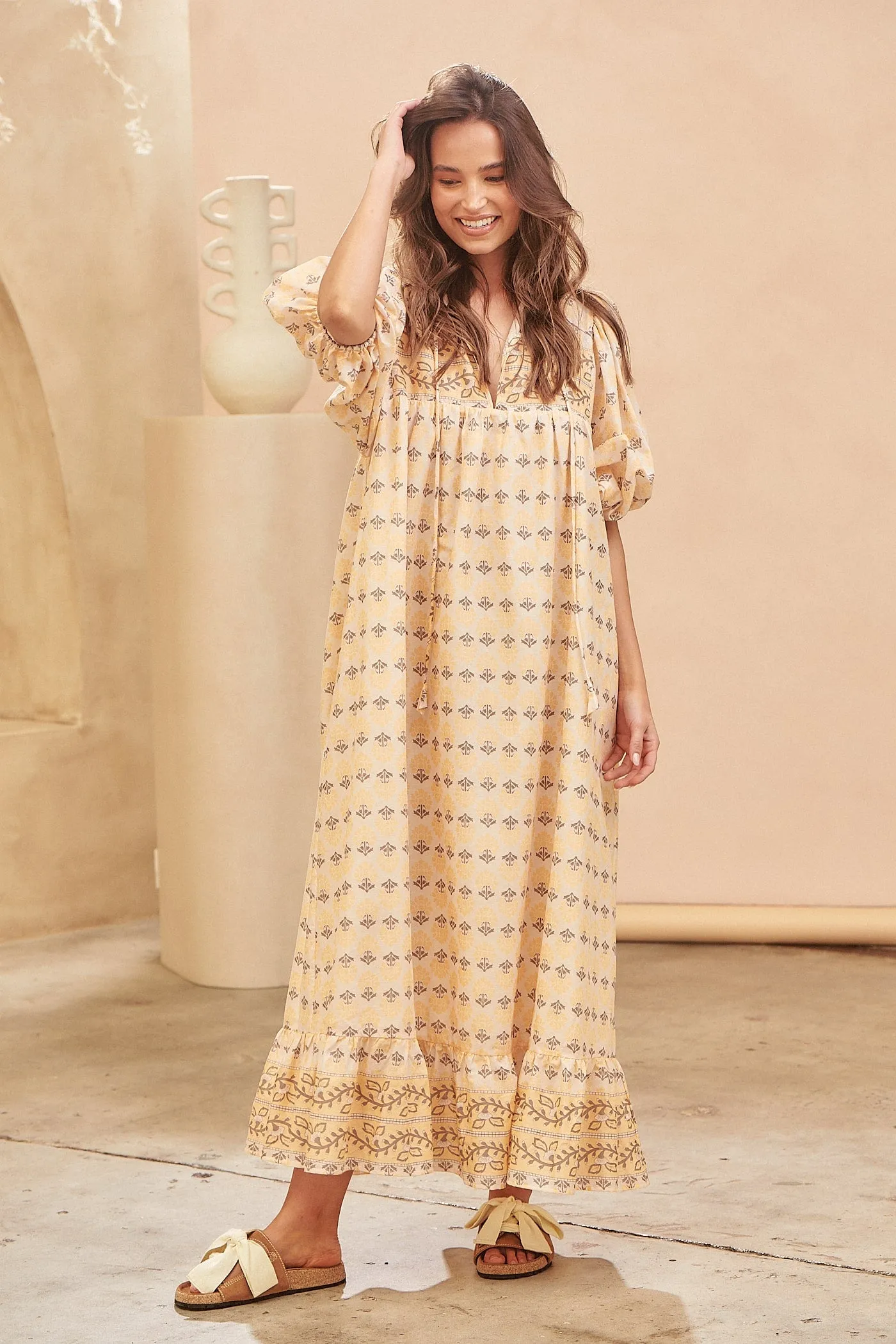 Camari Print Sorella Midi Dress sold by Lilac and Mila product image thumbnail 2