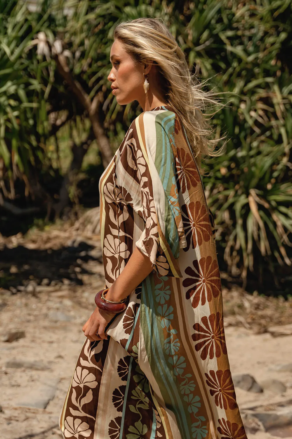Cacao Mist Print Bree Maxi sold by Lilac and Mila product image thumbnail 3